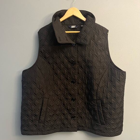 Lands’ End Quilted Vest - Picture 1 of 3